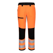 Pantalón de Trabajo Portwest Alta Visibilidad Service WX2 CD857 Multibolsillos Stretch