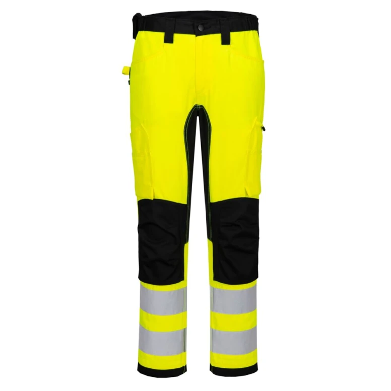 Pantalón de Trabajo Portwest Alta Visibilidad CD848 Stretch Multibolsillos