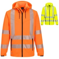 Sudadera de trabajo Portwest alta visibilidad KX303 con capucha