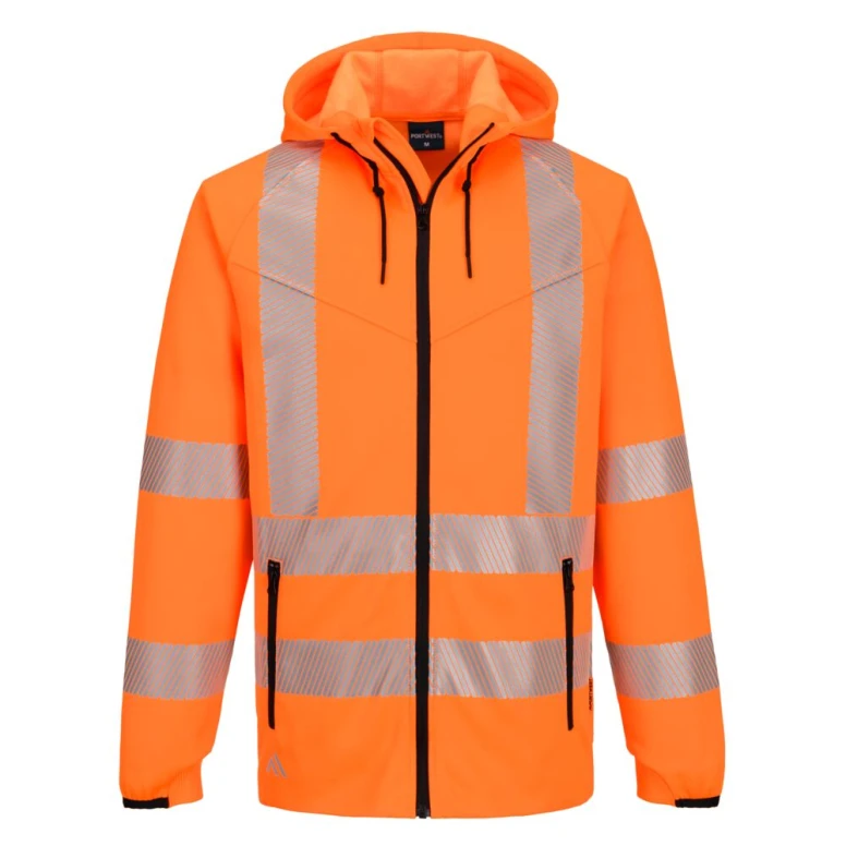 Sudadera de trabajo Portwest alta visibilidad KX303 con capucha