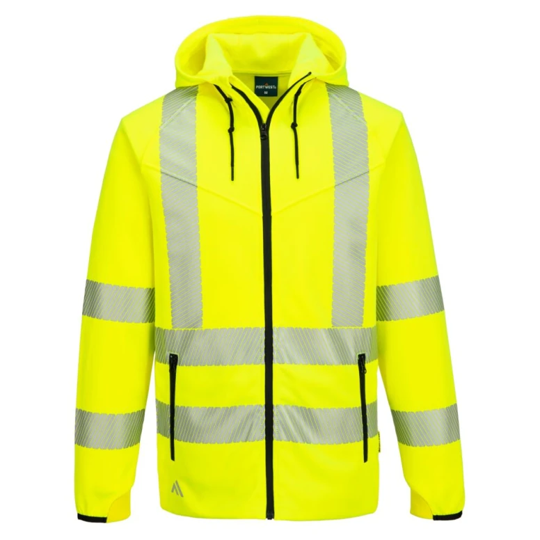 Sudadera de trabajo Portwest alta visibilidad KX303 con capucha