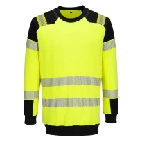 Sudadera de trabajo Portwest alta visibilidad FR707 ignífuga antiestática protección contra el calor