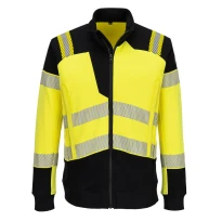 Sudadera de trabajo Portwest alta visibilidad FR717 ignífuga antiestática protección contra el calor con cremallera