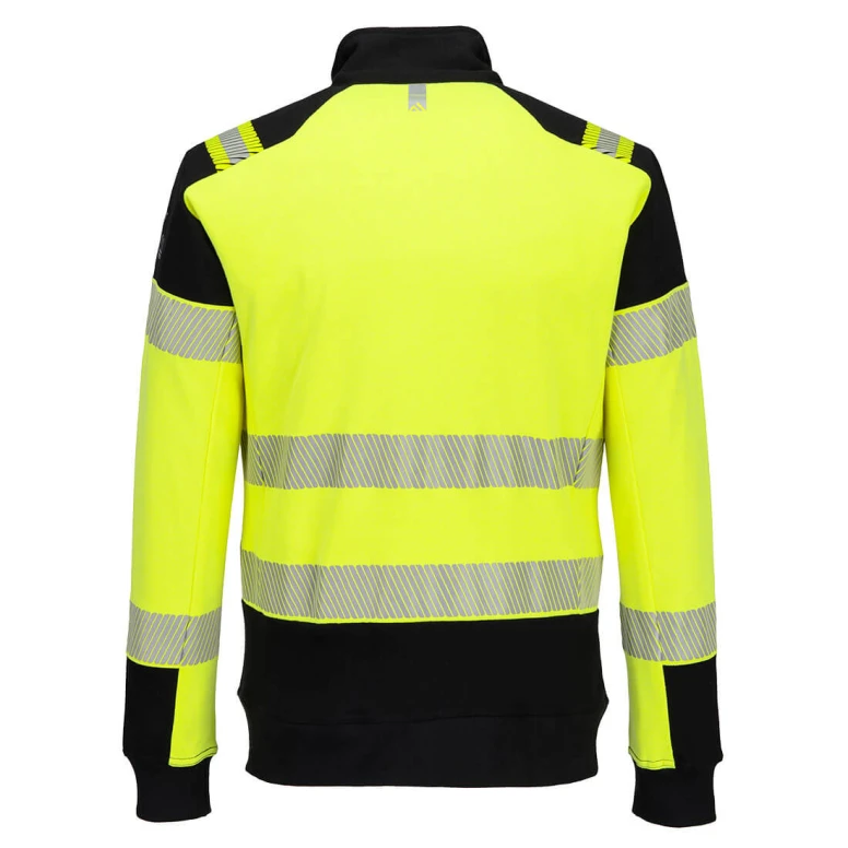 Sudadera de trabajo Portwest alta visibilidad FR717 ignífuga antiestática protección contra el calor con cremallera