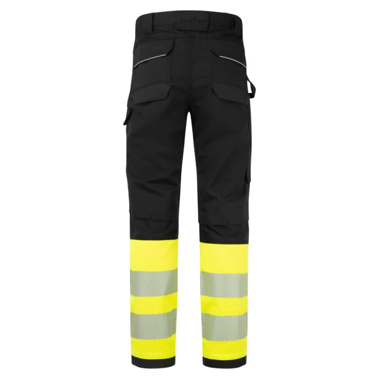 Pantalón de trabajo Portwest alta visibilidad FR450 multibolsillos antiestático ignífugo