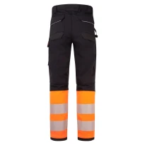 Pantalón de trabajo Portwest alta visibilidad FR451 multibolsillos antiestático ignífugo 2