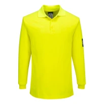 Polo de Trabajo Portwest FR805 Ignífugo Antiestático Manga Larga Resistente al Calor