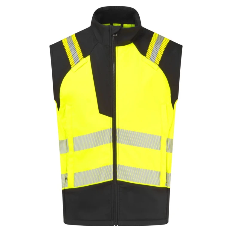 Chaleco de Trabajo Portwest Alta Visibilidad FR719 Softshell Impermeable Ignífugo