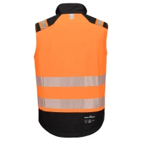 Chaleco de Trabajo Portwest Alta Visibilidad FR719 Softshell Impermeable Ignífugo