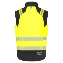 Chaleco de Trabajo Portwest Alta Visibilidad FR719 Softshell Impermeable Ignífugo