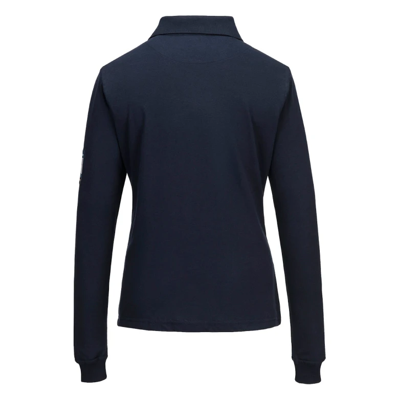 Polo de trabajo Portwest FR758 Mujer de manga larga, ignífugo, antiestático y resistente al calor