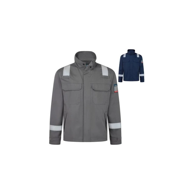 Chaqueta de trabajo Portwest FR741 Bizflame multibolsillos ignífuga antiestática mujer