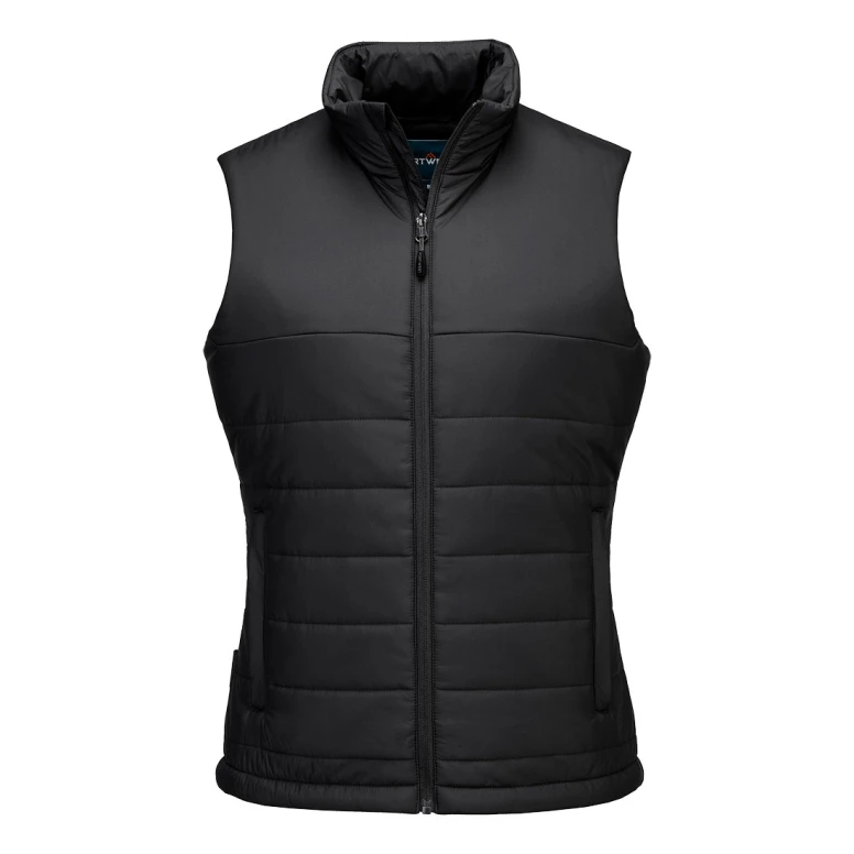 Chaleco de trabajo Portwest S607 profesional aislado baffle impermeable multibolsillos mujer