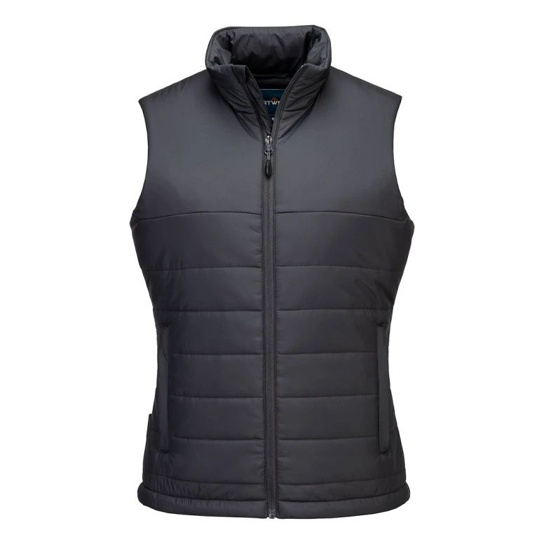 Chaleco de trabajo Portwest S607 profesional aislado baffle impermeable multibolsillos mujer