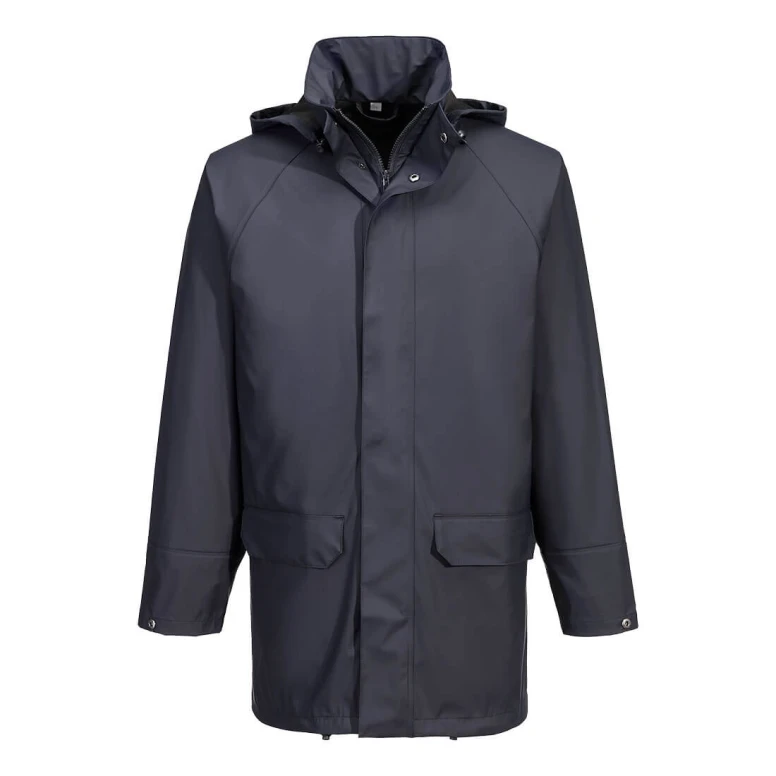 Chaqueta de trabajo Portwest Flexatex Chem S651 cortaviento impermeable
