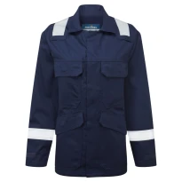 Chaqueta de trabajo Portwest FR740 Bizflame multibolsillos ignífuga antiestática mujer