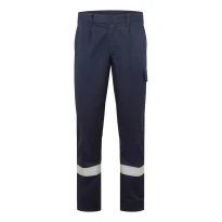 Pantalón de trabajo Portwest alta visibilidad FR432 multibolsillos protección contra el calor