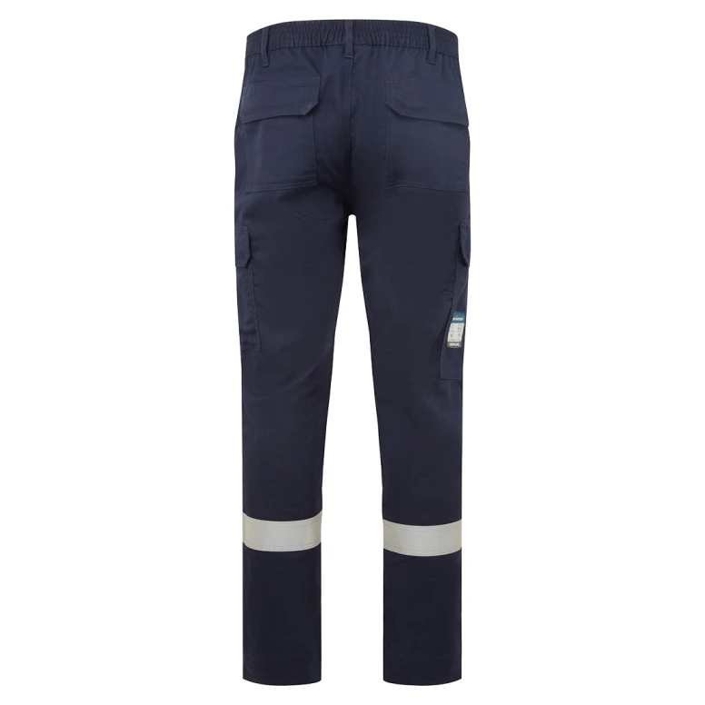 Pantalón de trabajo Portwest alta visibilidad FR432 multibolsillos protección contra el calor
