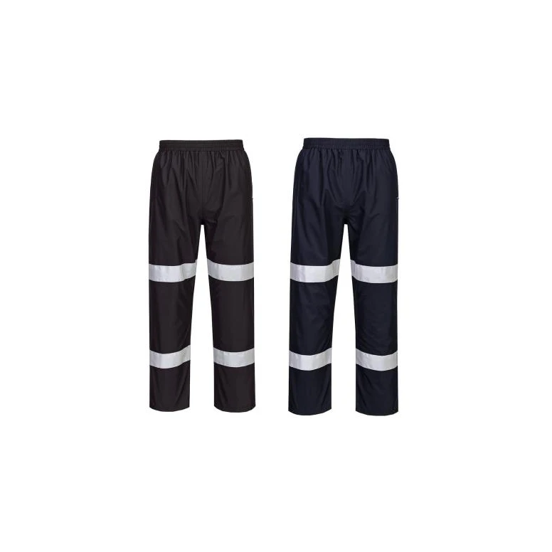 Pantalón de Trabajo Portwest Alta Visibilidad Ligero y Plegable Iona F443 Impermeable