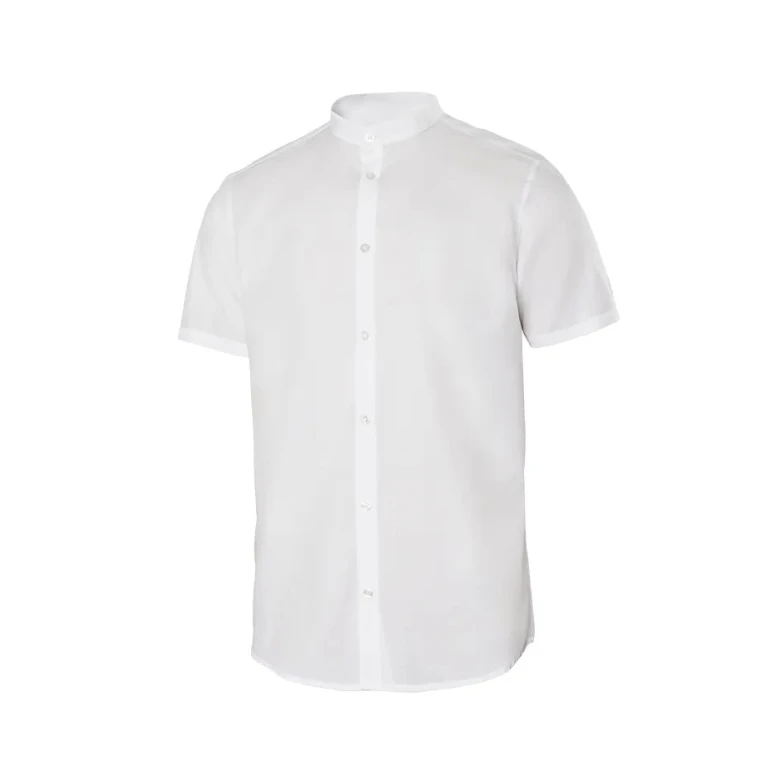 Camisa coreana de trabajo de manga corta Elástico Velilla 405012S