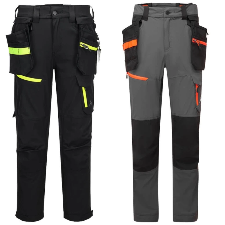 Pantalones de trabajo Portwest EV446 multibolsillos stretch con bolsillos holster desmontables
