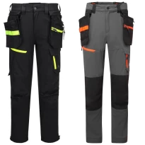 Pantalones de trabajo Portwest EV446 multibolsillos stretch con bolsillos holster desmontables