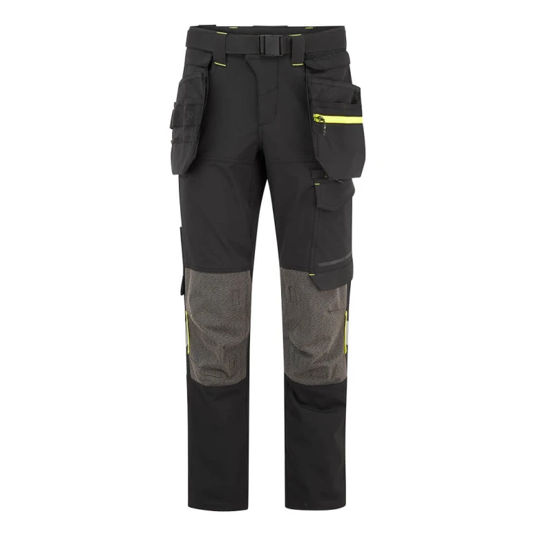 Pantalones de trabajo Portwest EV447 multibolsillos stretch con bolsillos holster desmontables e hidrorrepelentes