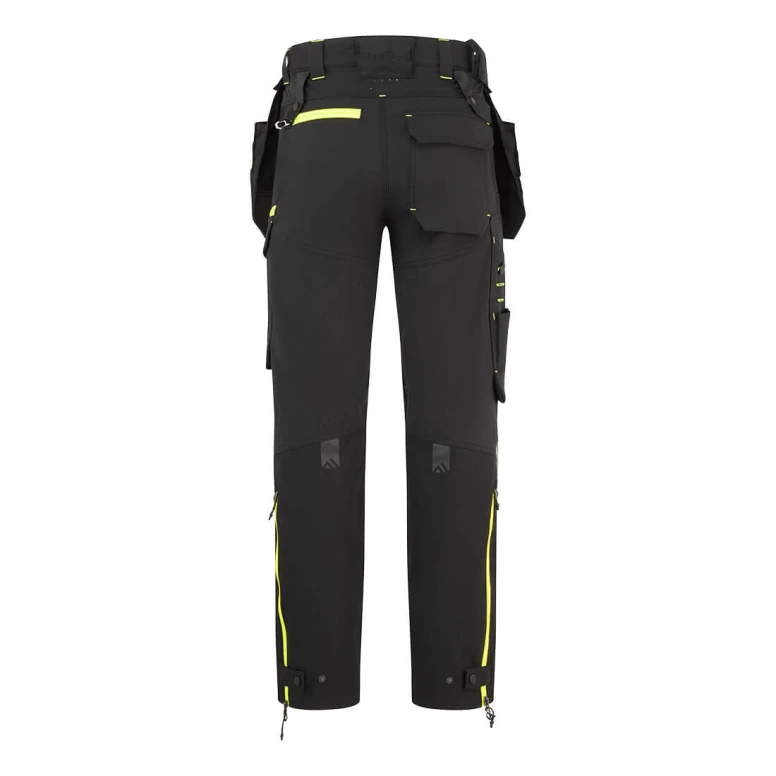 Pantalones de trabajo Portwest EV447 multibolsillos stretch con bolsillos holster desmontables e hidrorrepelentes