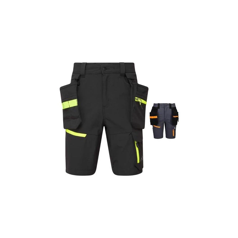 Bermuda de trabajo Portwest EV444 multibolsillos stretch con bolsillos holster desmontables