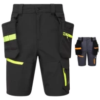 Bermuda de trabajo Portwest EV444 multibolsillos stretch con bolsillos holster desmontables
