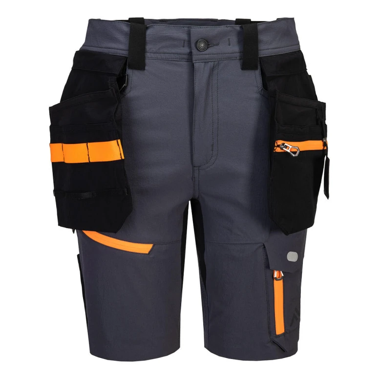 Bermuda de trabajo Portwest EV444 multibolsillos stretch con bolsillos holster desmontables