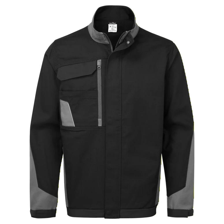 Chaqueta de trabajo Portwest CD118 multibolsillos 100 por ciento algodón aislado