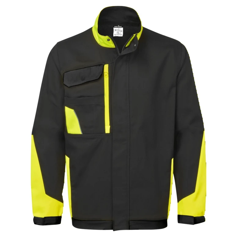 Chaqueta de trabajo Portwest CD118 multibolsillos 100 por ciento algodón aislado