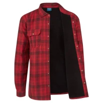 Camisa de trabajo Portwest KA313 100 por ciento algodón forrada en forro polar de poliéster