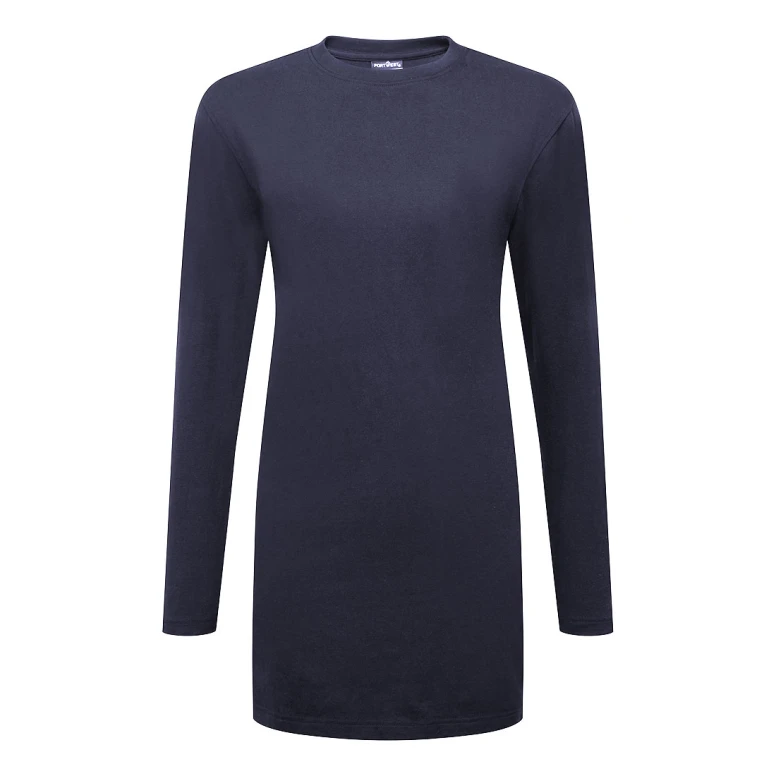 Camiseta de trabajo mujer Portwest B194 larga 100 por ciento algodón