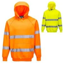 Sudadera de trabajo Portwest alta visibilidad ES304 con capucha