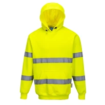Sudadera de trabajo Portwest alta visibilidad ES304 con capucha