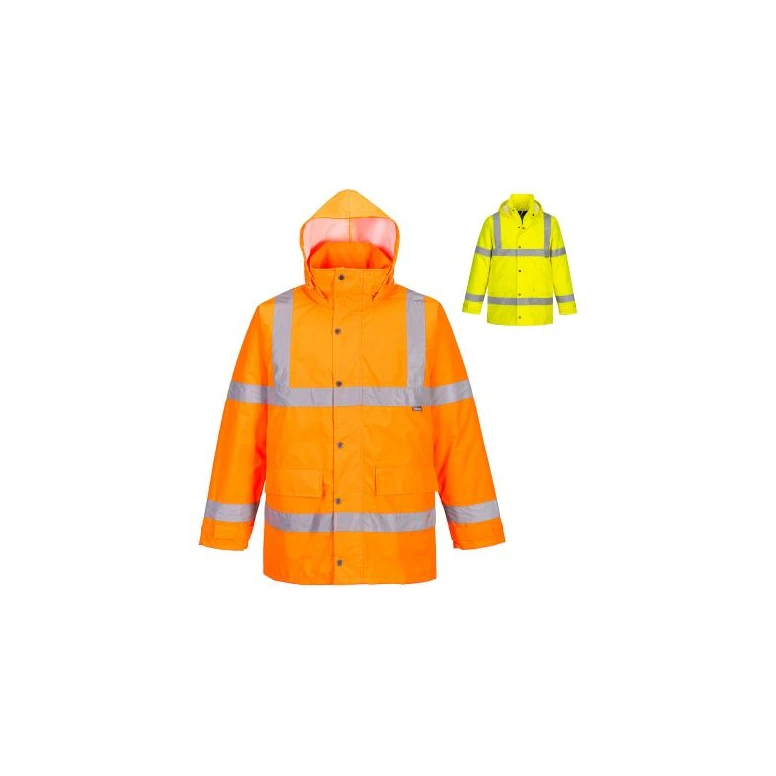 Chaqueta de trabajo Portwest alta visibilidad ES460 impermeable multibolsillos