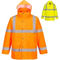 Chaqueta de trabajo Portwest alta visibilidad ES460 impermeable multibolsillos