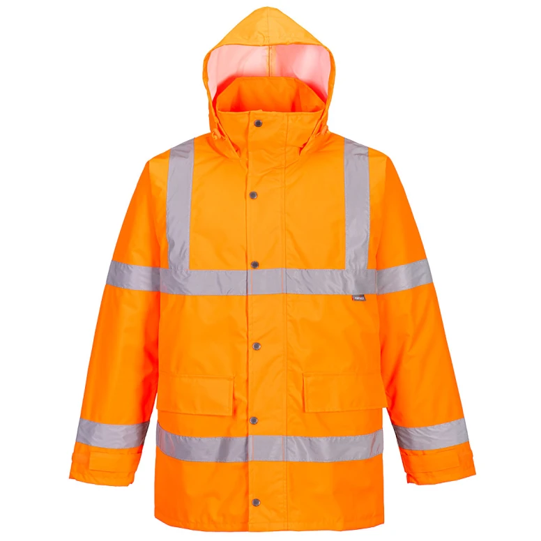 Chaqueta de trabajo Portwest alta visibilidad ES460 impermeable multibolsillos