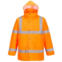 Chaqueta de trabajo Portwest alta visibilidad ES460 impermeable multibolsillos