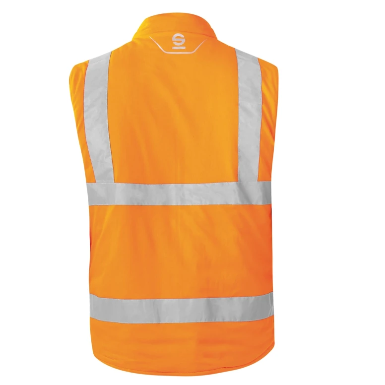 Chaleco reversible Sparco de alta visibilidad Multibolsillos Imbottito - Reverside