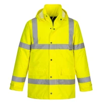 Chaqueta de trabajo Portwest alta visibilidad ES460 impermeable multibolsillos