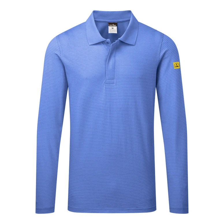 Polo de trabajo Portwest antiestatica ESD AS23