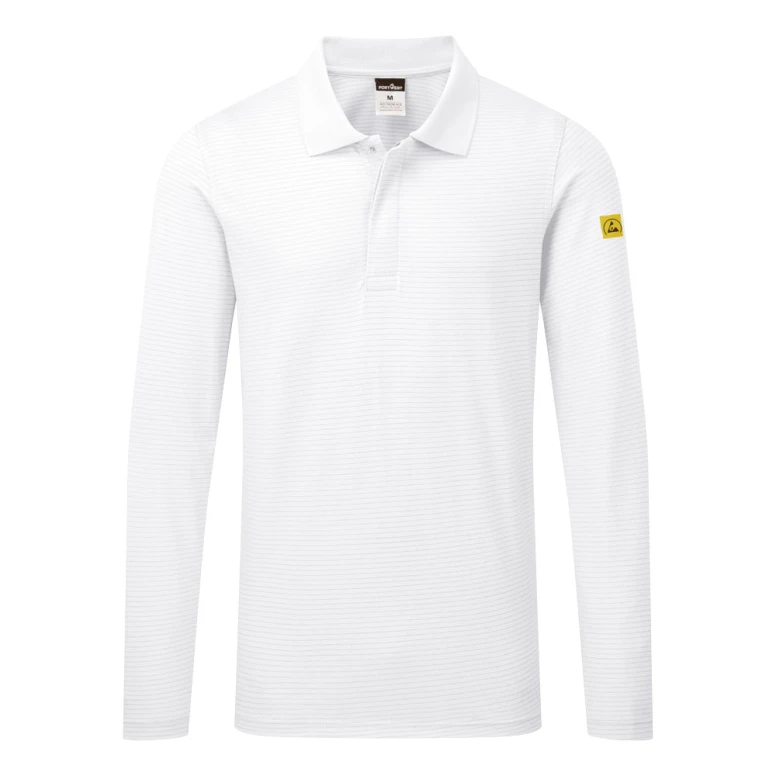 Polo de trabajo Portwest antiestatica ESD AS23