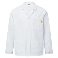 Chaqueta de trabajo Portwest antiestatica ESD AS18 laboratorio