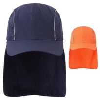 Sombrero de trabajo Portwest alta visibilidad HA22 con protector de cuello