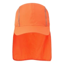 Sombrero de trabajo Portwest alta visibilidad HA22 con protector de cuello