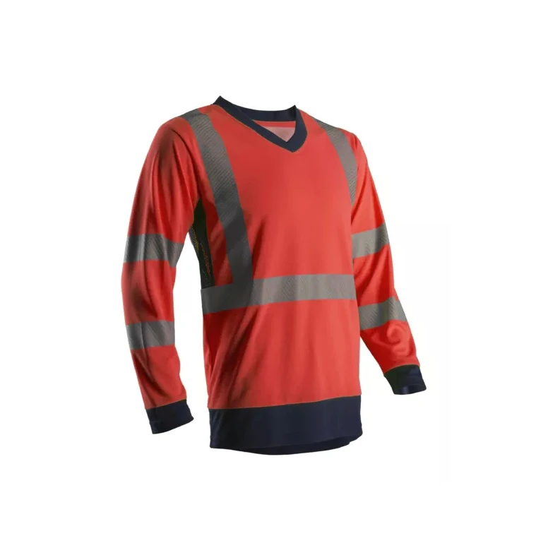 Camiseta de trabajo Coverguard mangas largas Suno 7SUNR Alta visibilidad