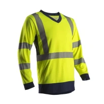 Camiseta de trabajo Coverguard mangas largas Suno 7SUNR Alta visibilidad 2